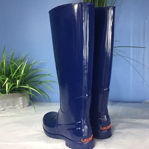 ralph lauren black rain boots